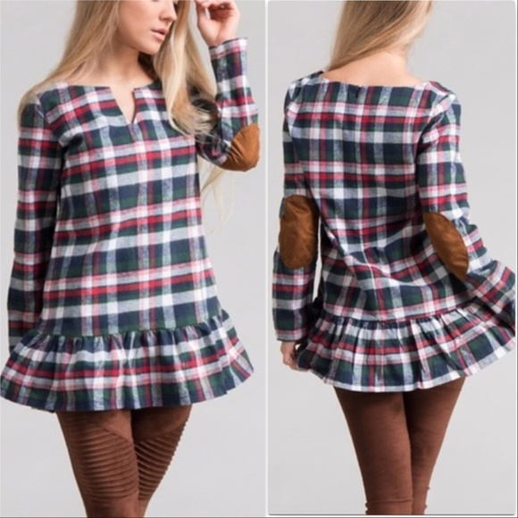 Tops - PLAID PRINT TOP